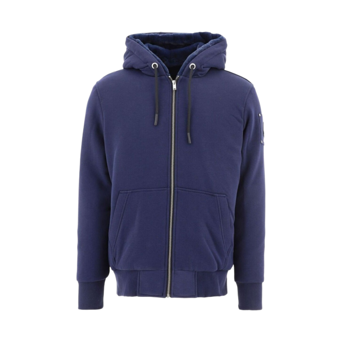 M32MS600773 Moose Knuckles Classic Bunny 3 Dark Sapphire Lining Zip Hoodie Dark Sapphire - 22FW