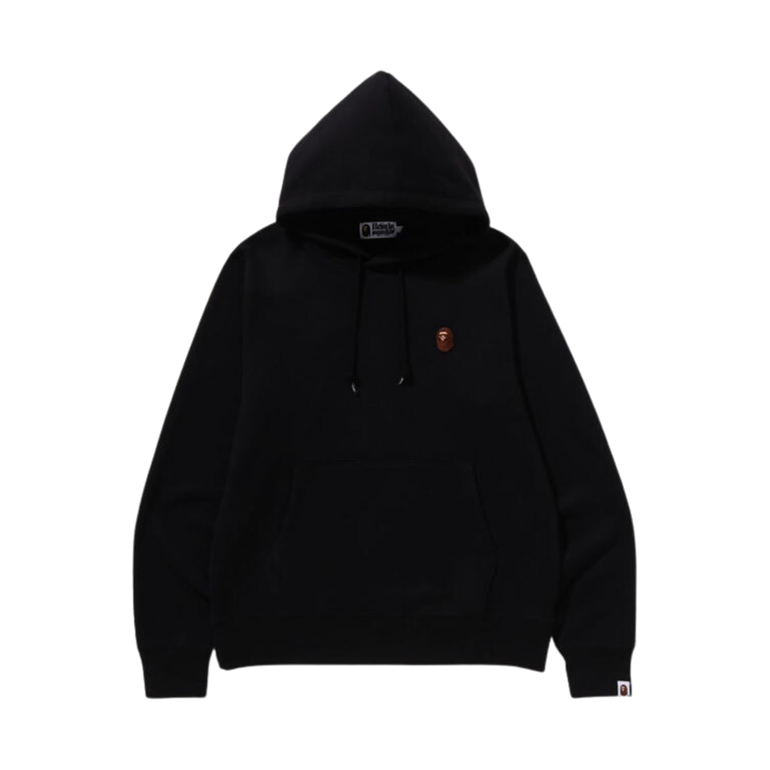 0ZXSWM114007N BAPE Ape Head One Point Pullover Hoodie Black