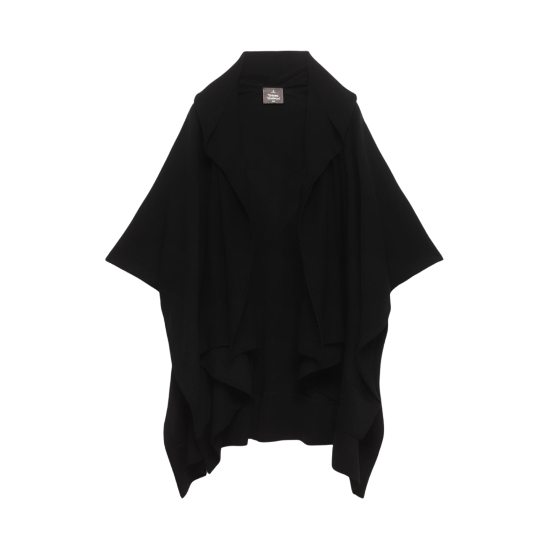 비비안 웨스트우드 원포인트 오브 블랭킷 후드 가디건 블랙(Vivienne Westwood One Point Orb Blanket Hoodie Cardigan Black) - 1