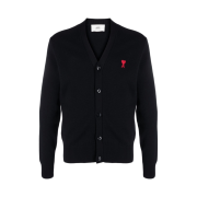 AMI de Coeur Wool Cardigan Black