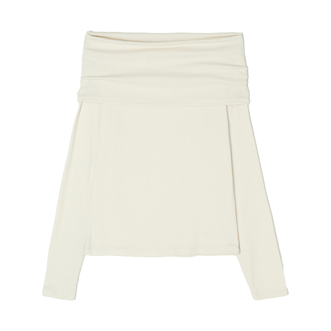 비뮤즈맨션 루나 오프숄더 탑 아이보리