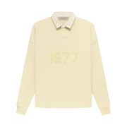 Essentials 1977 Henley Rugby Long Sleeve Polo Canary - 22FW