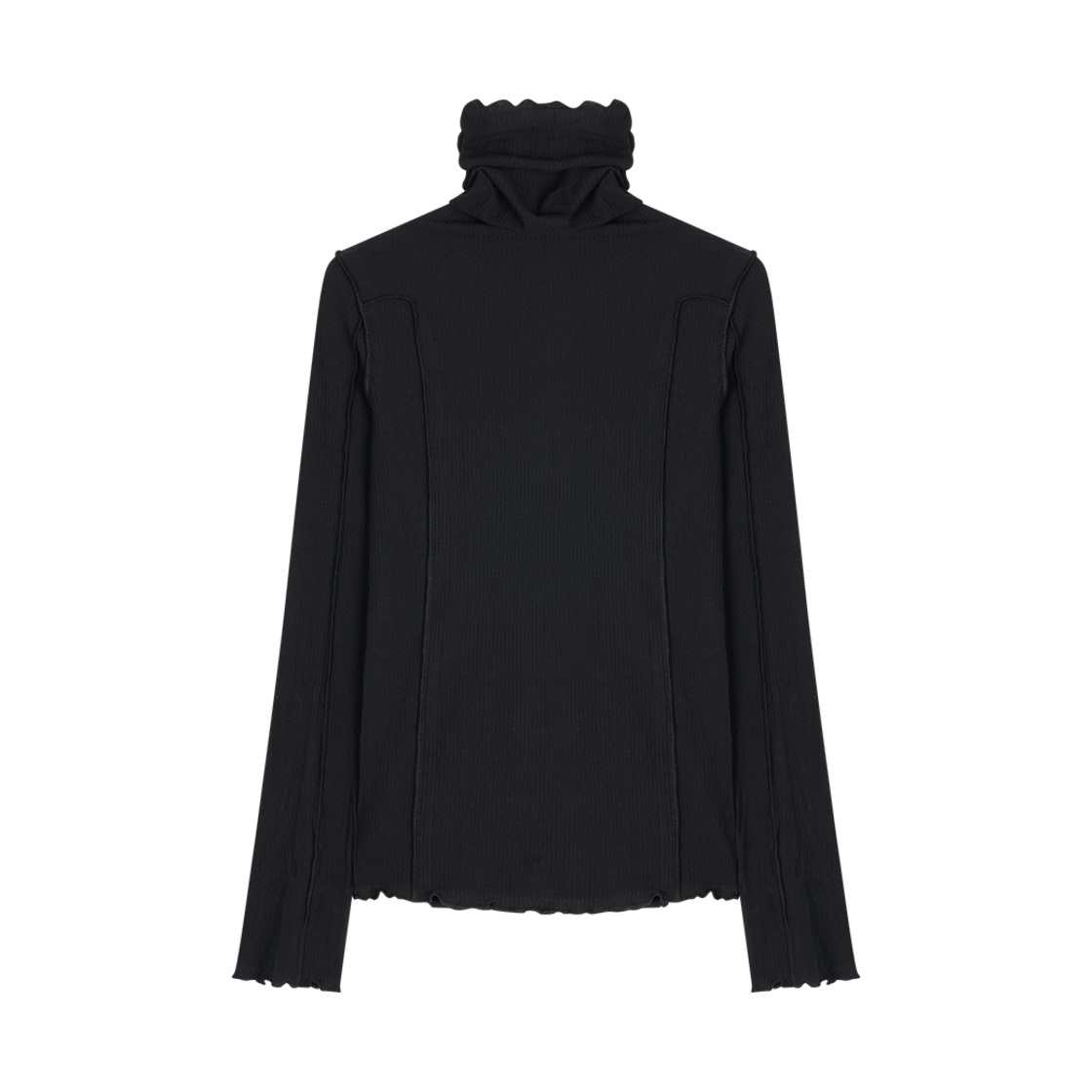 베이스레인지 우먼 오마토 터틀넥 블랙 - 25SS(Baserange Women Omato Turtleneck Black - 25SS)