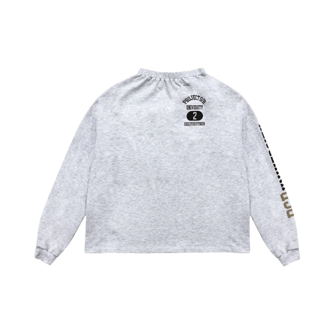 PG24SSWB01GR Project G/R Long Sleeve Skirt Light Grey