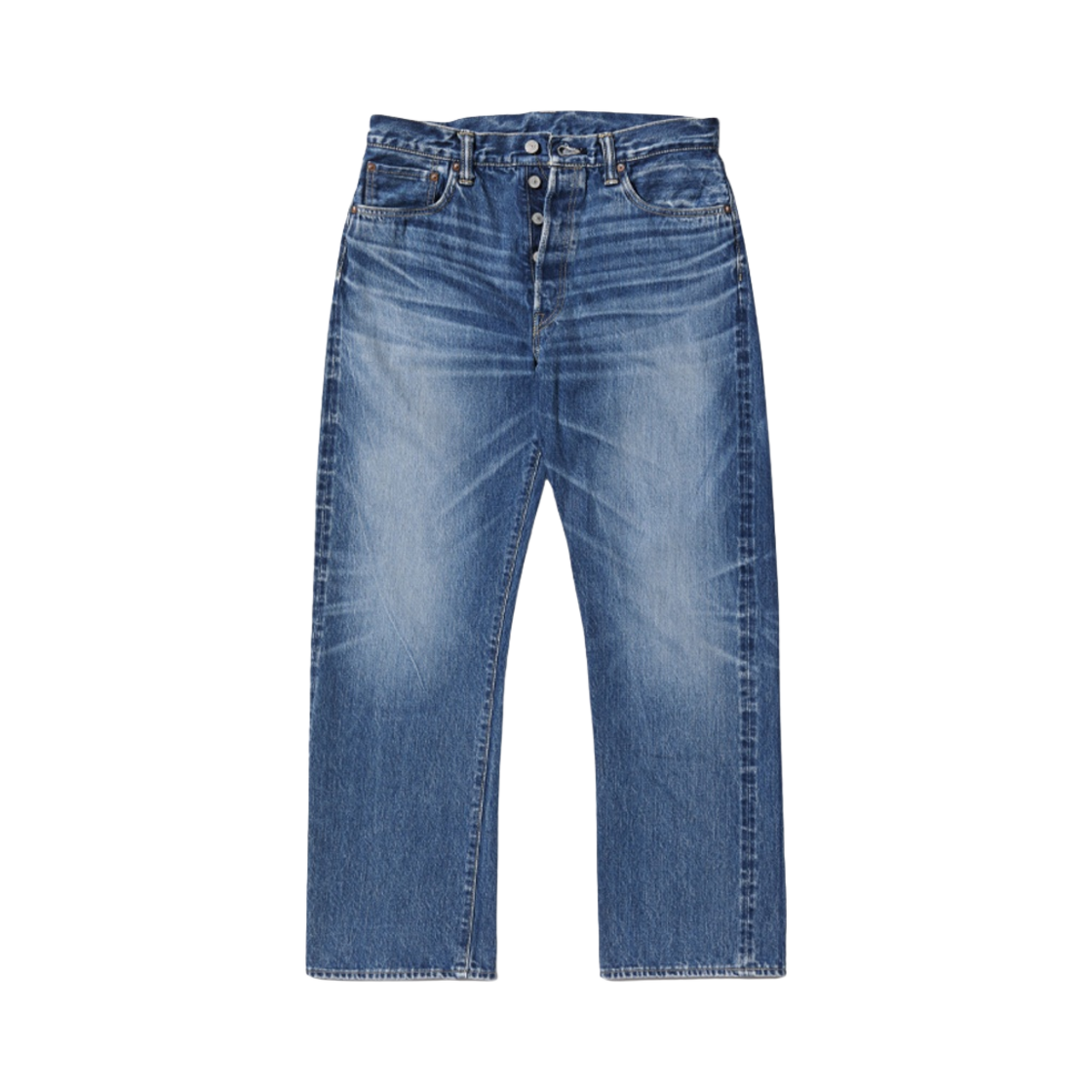 SC41947SW-429 Sugar Cane 14.25 oz. Denim 1947 Aged Model Regular Straight Indigo