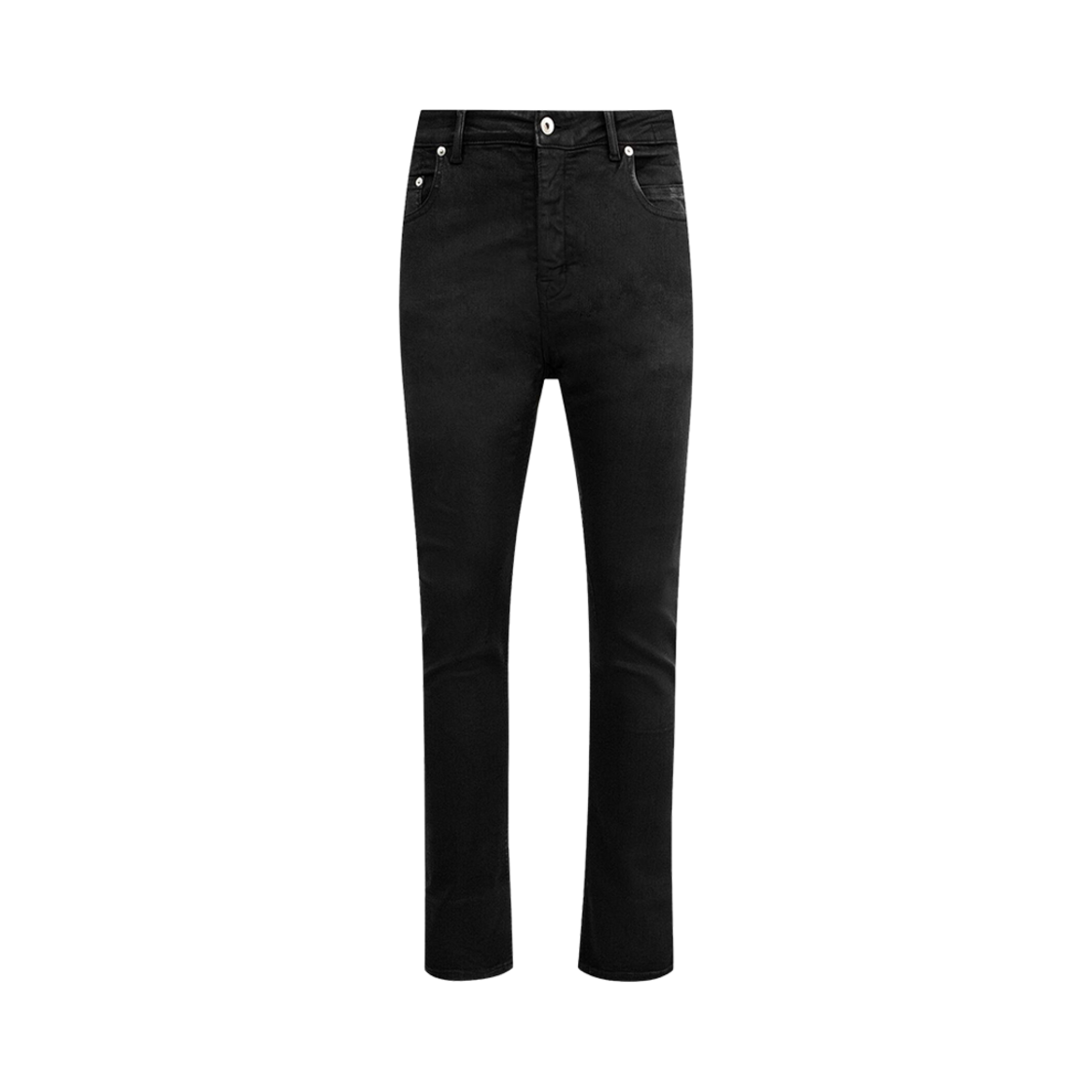 DU02D2366-SBW-99 Rick Owens Drkshdw Detroit Cut Pants Black Wax