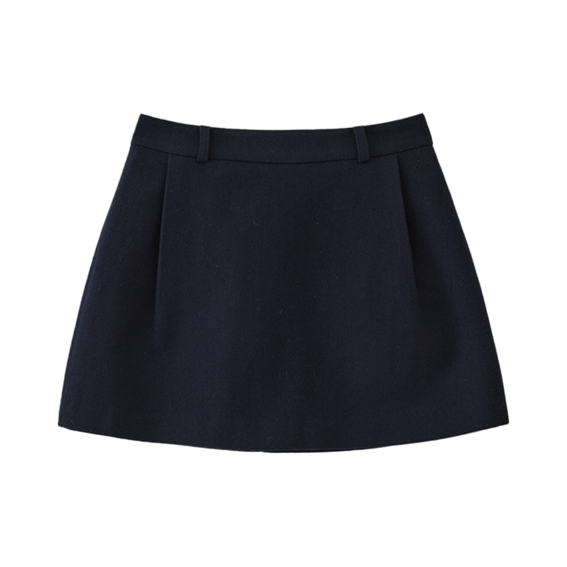 TA12347 TANNAT T/T Standard pintuck mini skirt - navy