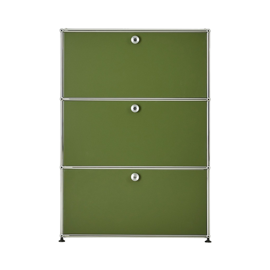 USM 할러 스토리지 1x3 올리브 그린(USM Haller Storage 1x3 Olive Green)