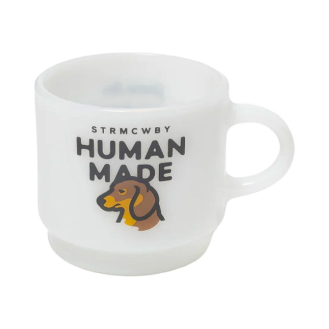 휴먼 메이드 닥스 글라스 머그 화이트(Human Made Dachs Glass Mug White)