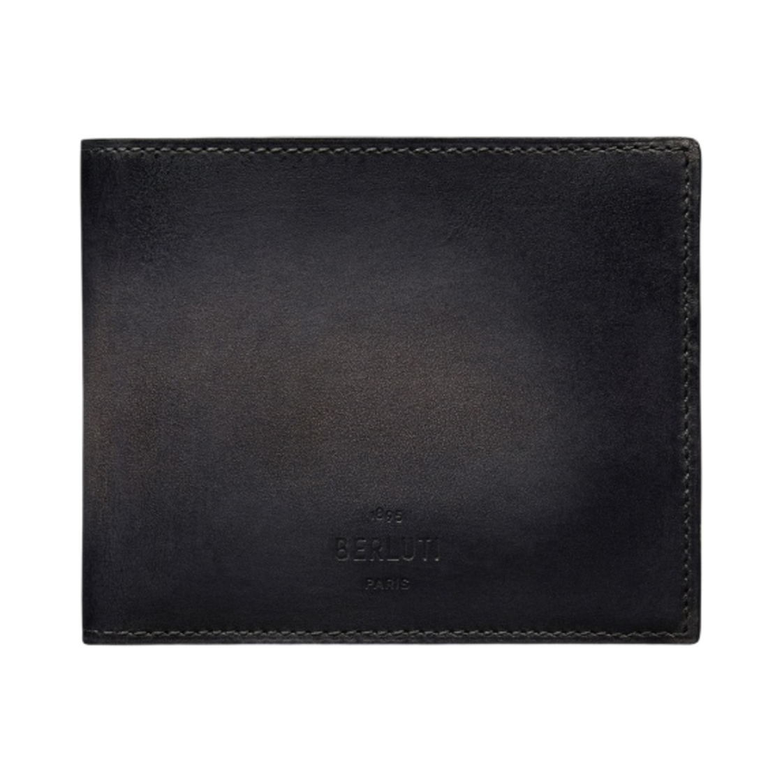 MAKORE-SLIM-NEO-JOUR-V1 Berluti Makore Slim Leather Wallet Nero Grigio