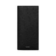 Dior Vertical Bifold Wallet Dior Gravity Leather Black