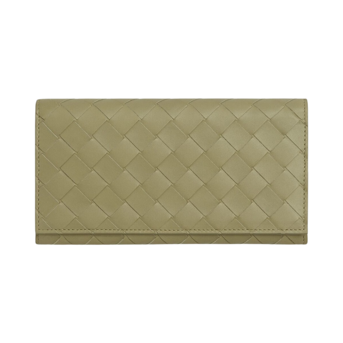 보테가 베네타 코인 퍼스 장지갑 트래버틴(Bottega Veneta Long Wallet with Coin Purse Travertine) - 1