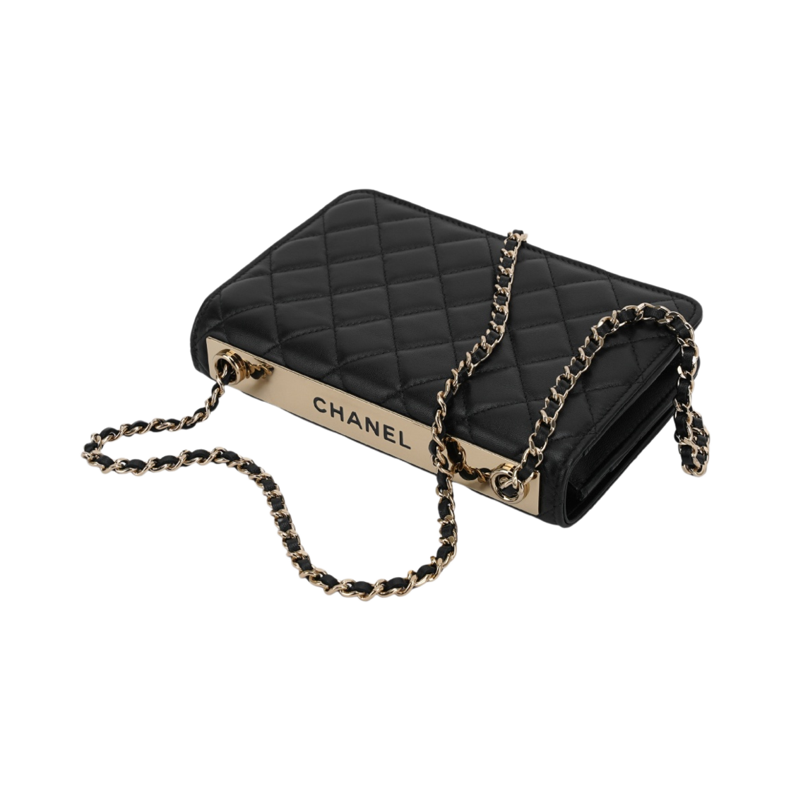 샤넬 체인 지갑 램스킨 & 골드 메탈 블랙(Chanel Wallet On Chain Lambskin & Gold Black) - 3