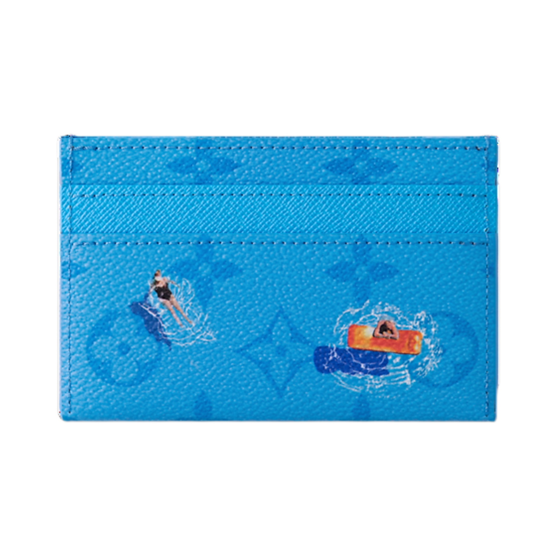 루이비통 더블 카드 홀더 풀 블루(Louis Vuitton Double Card Holder Pool Blue) - 3