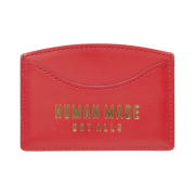 Human Made Leather Card Case Red