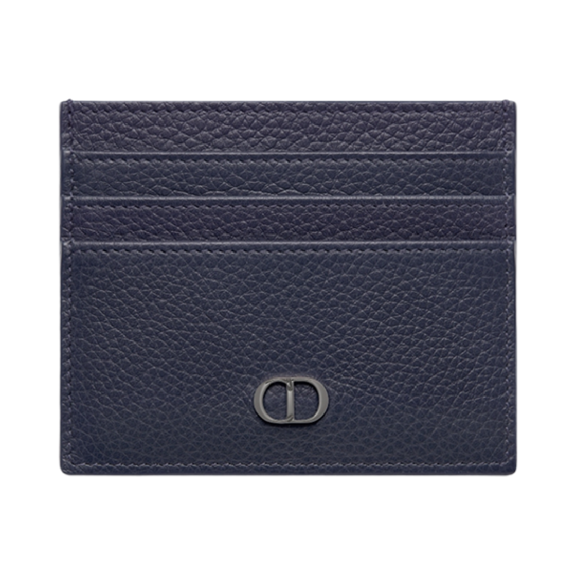 2ESCH135CDI-H56E Dior CD Icon Card Holder Grained Calfskin Navy Blue