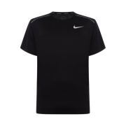 Nike Dri-Fit Miler Short Sleeve Running Top Black - Asia