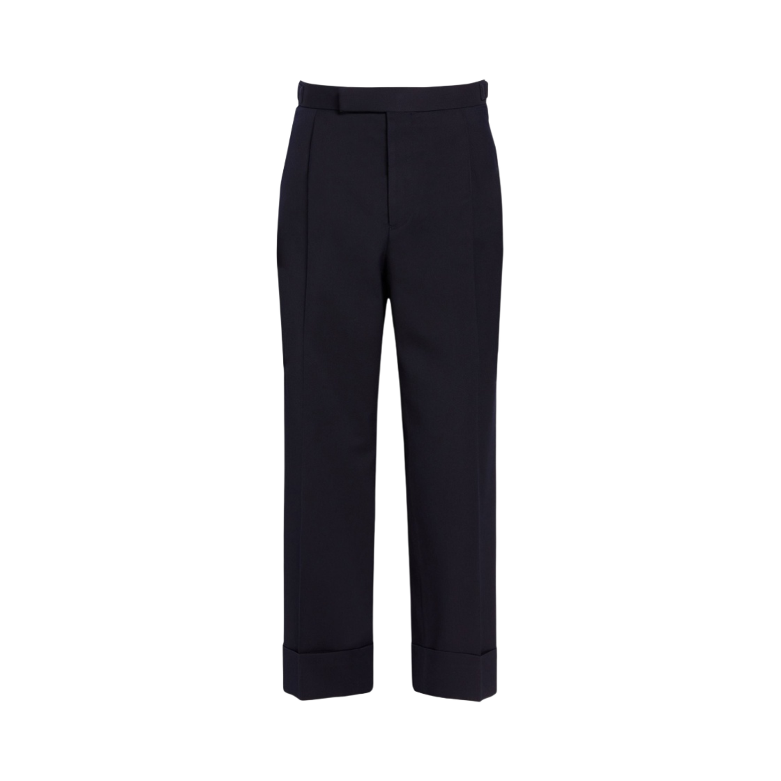 톰브라운 울 피케 수팅 싱글 플리츠 트라우저 네이비(Thom Browne Wool Pique Suiting Single Pleat Trouser Navy) - 1