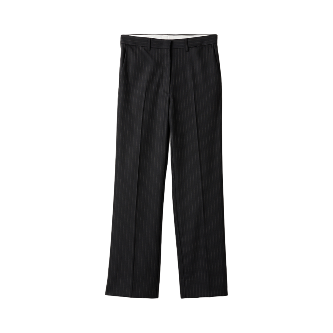 MP1831-16FA-F0002 (W) Miu Miu Pinstripe Pants Black