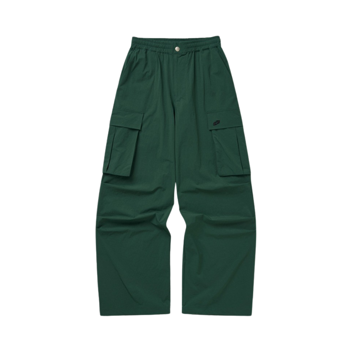 093_TIP THE IDENTITY PROJECT Needlepoint Tuck Cargo Pants Ivy Green
