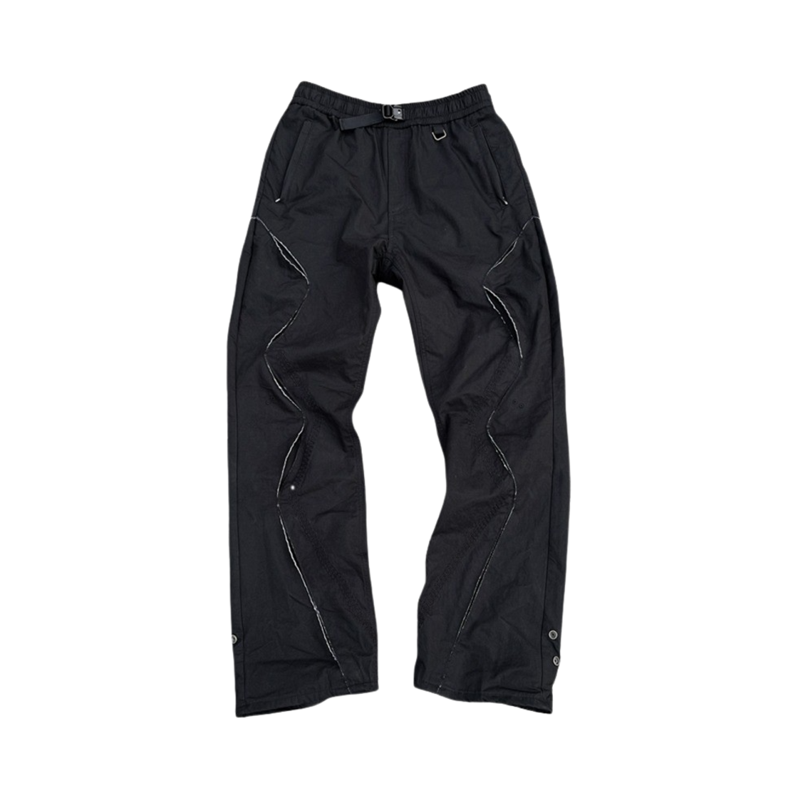 에이옵 바 택 커브 팬츠 블랙