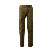 C.P. Company Stretch Sateen Ergonomic Lens Cargo Pants Ivy Green - 24SS