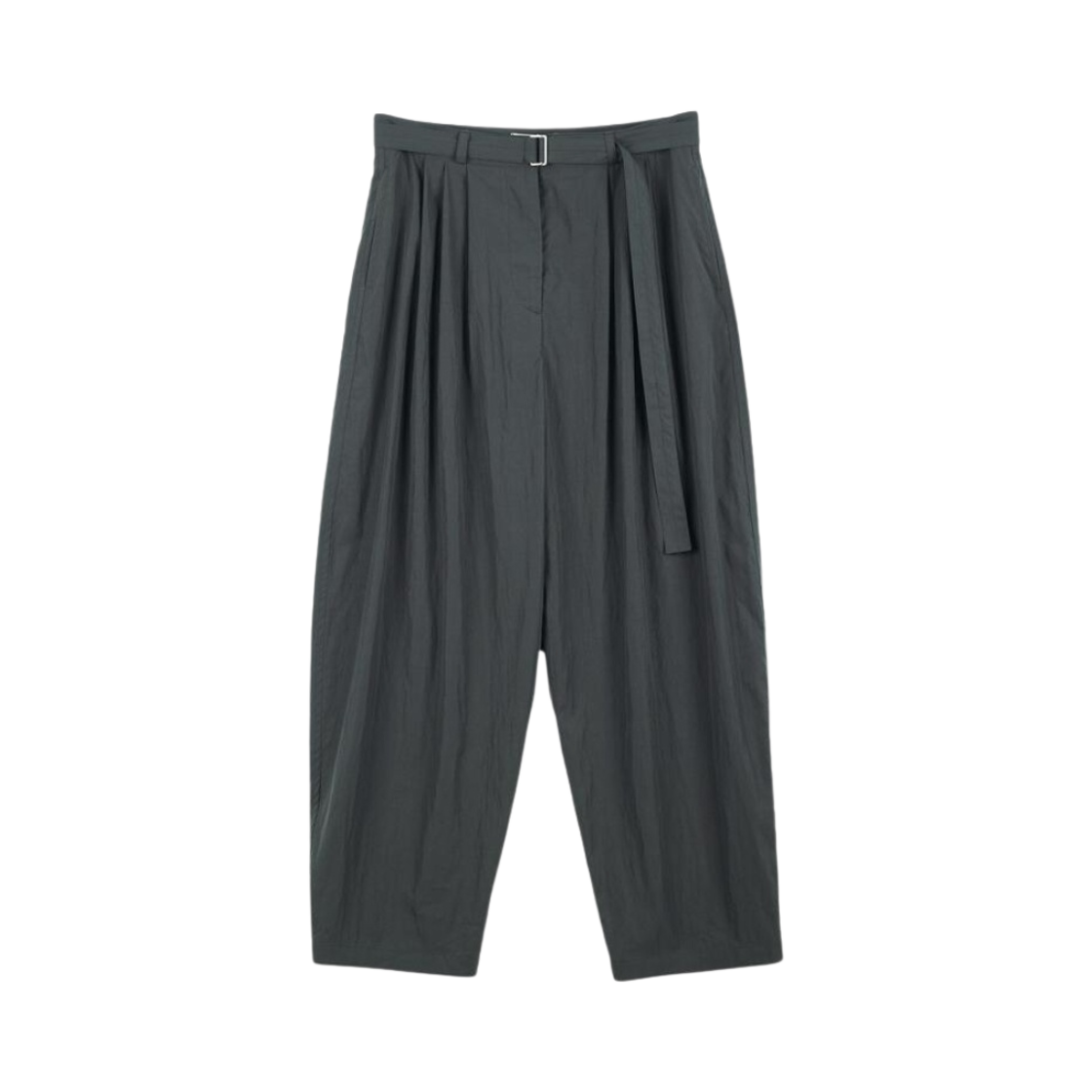 (W) 다이닛 벨티드 카고 팬츠 차콜((W) Deinet Belted Cargo Pants in Charcoal)