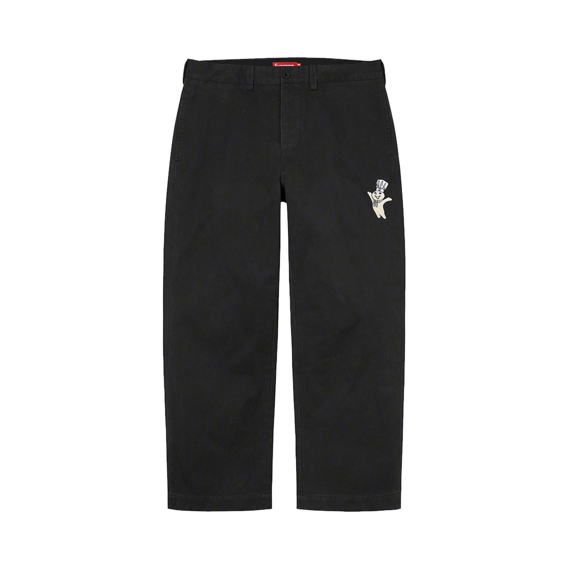 슈프림 도우보이 치노 팬츠 블랙 - 22FW(Supreme Doughboy Chino Pants Black - 22FW) - 1