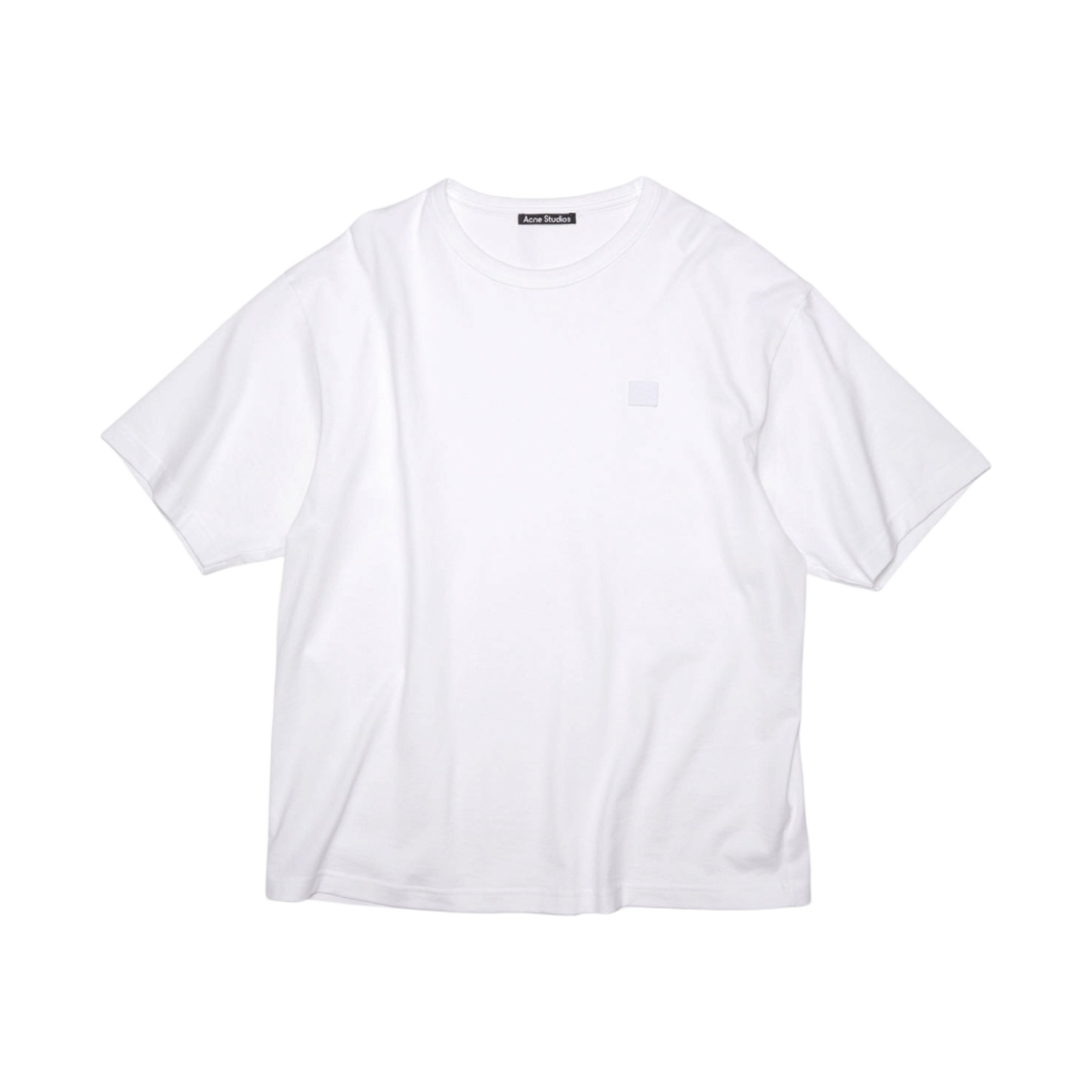 아크네 스튜디오 릴렉스드 핏 티셔츠 옵틱 화이트(Acne Studios Relaxed Fit T-Shirt Optic White) - 1