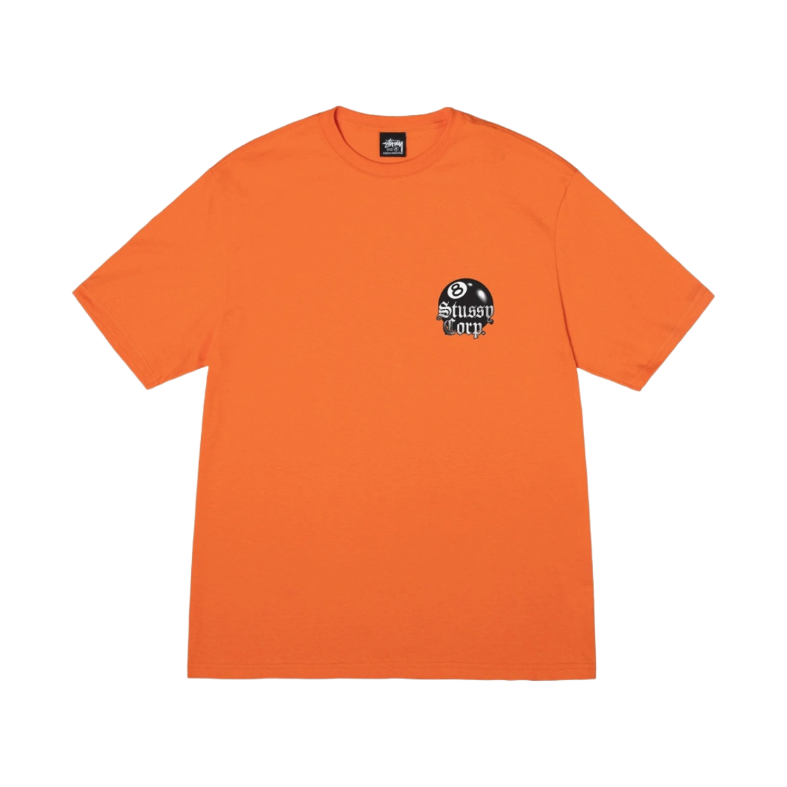 스투시 8볼 코퍼레이션 티셔츠 코랄(Stussy 8 Ball Corp T-Shirt Coral) - 2