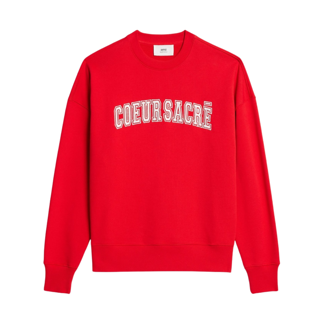 아미 꾀흐 사크레 크루넥 스웨트셔츠 스칼렛 레드