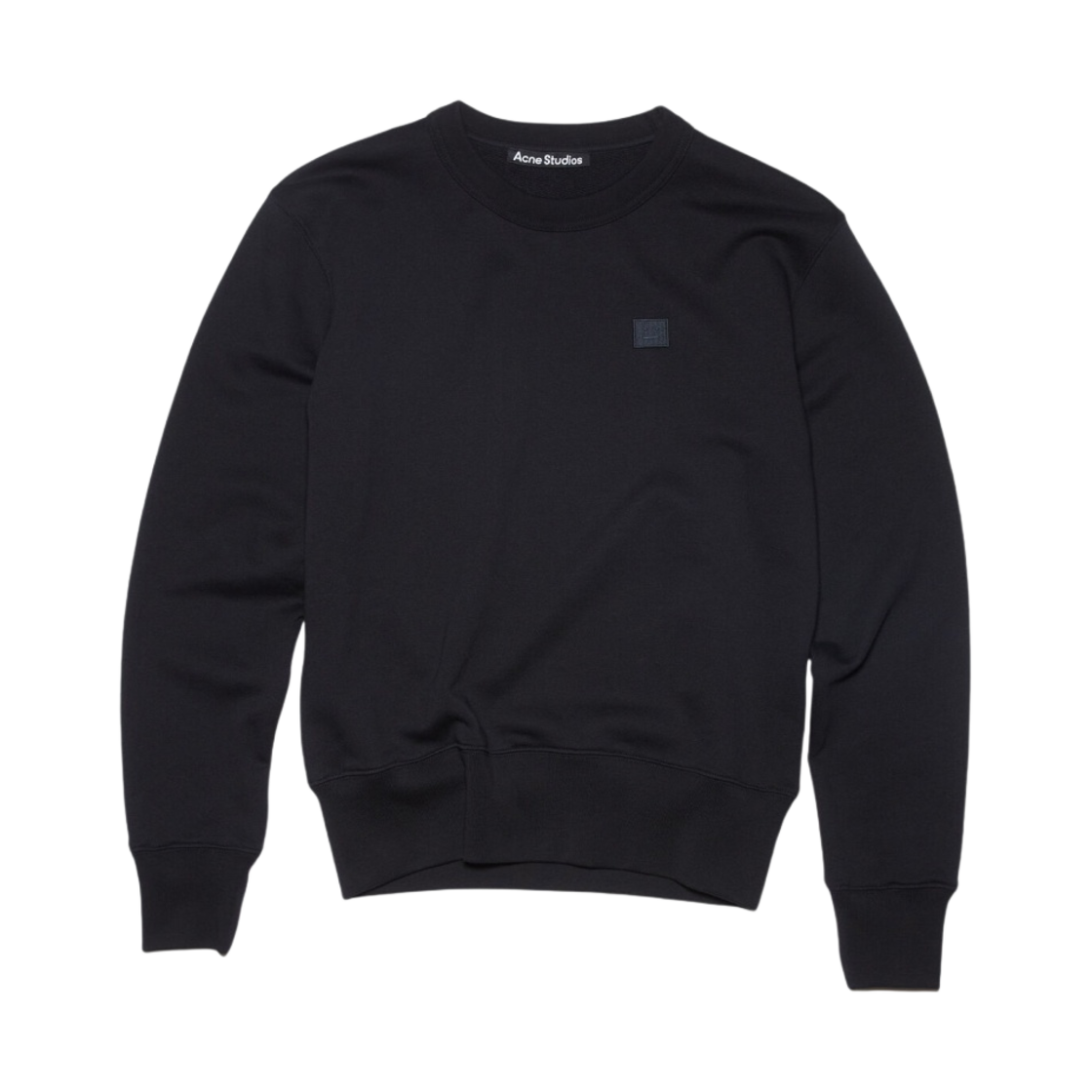 아크네 스튜디오 페이스 크루넥 스웨트셔츠 블랙(Acne Studios Face Crewneck Sweatshirt Black) - 1