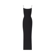 (W) Skims Fits Everybody Long Slip Dress Onyx