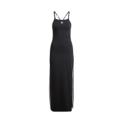 (W) Adidas Adicolor 3-Stripes Maxi Dress Black - KR Sizing