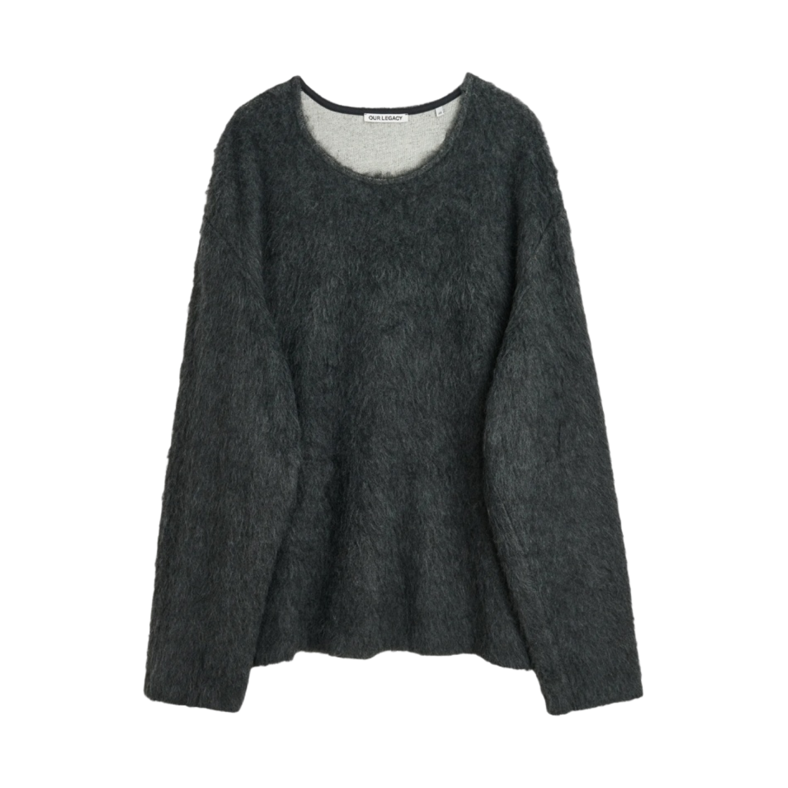 M4226DDG Our Legacy Double Lock U Neck Alpaca Ash Grey