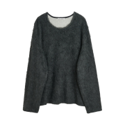 Our Legacy Double Lock U Neck Alpaca Ash Grey