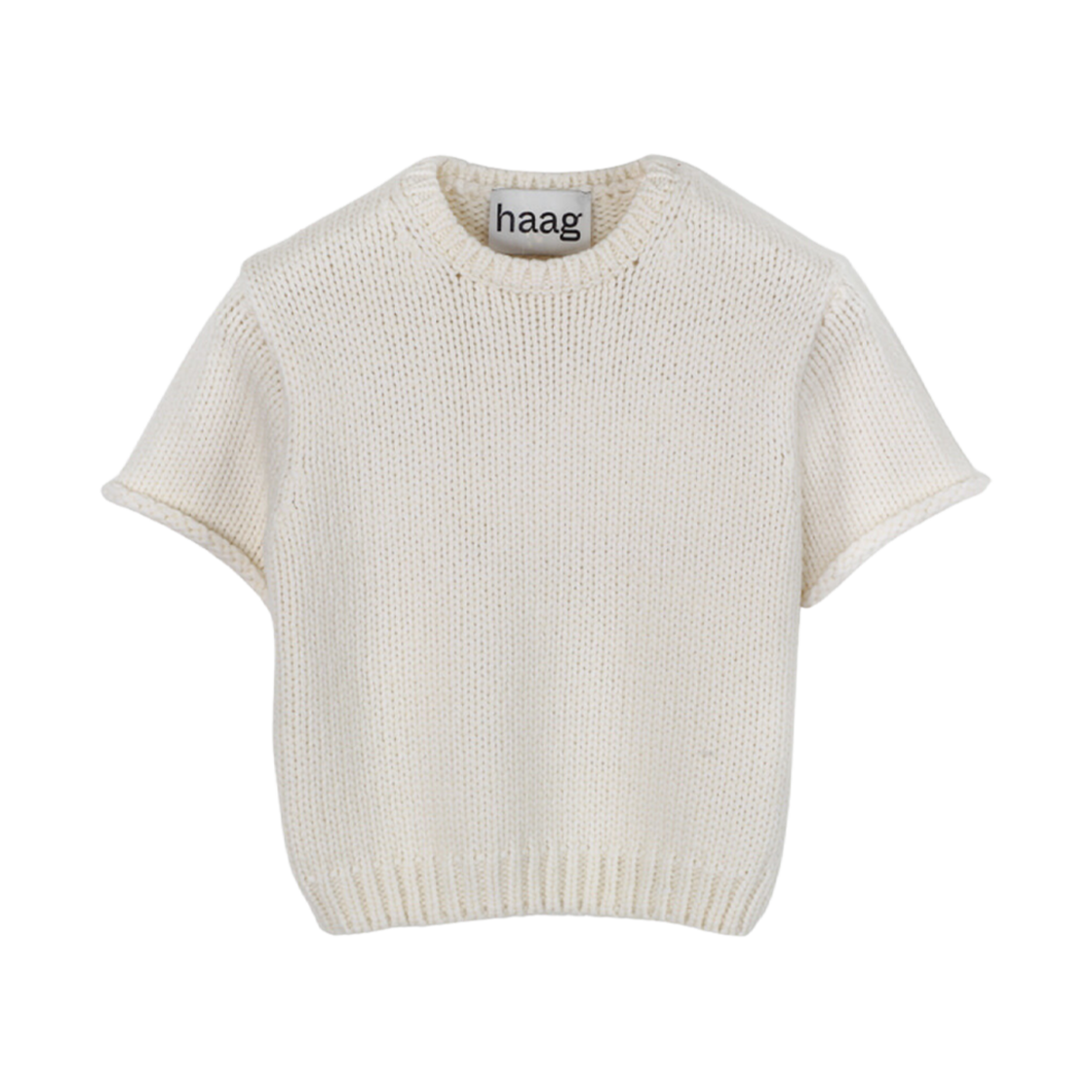 (W) 헤이그 어 클로티 니트 스노우((W) Haag A Clotty Knit Snow)