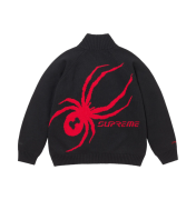 Supreme x Spyder Windstopper Zip Up Sweater Black - 24FW
