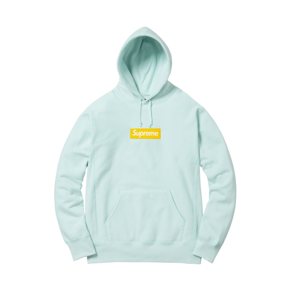 슈프림 박스로고 후드 스웨트셔츠 아이스 블루 - 17FW