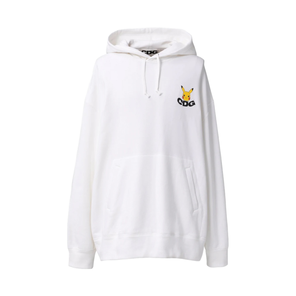 CDG x 포켓몬 오버사이즈 후드 화이트(CDG x Pokemon Oversized Hoodie White) - 1
