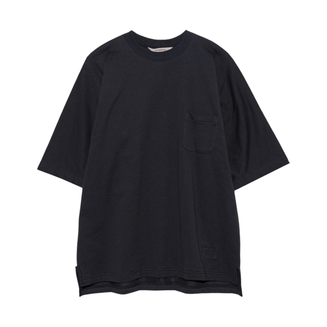 나나미카 코덴시 포켓 티셔츠 블랙(Nanamica Kodenshi Pocket T-Shirt Black) - 1