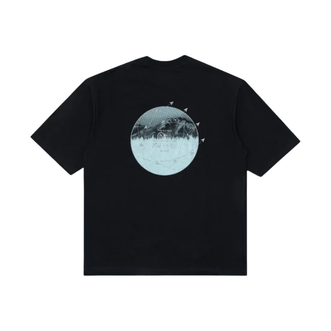 히든 NY x 골드윈 오버사이즈 포켓 S/S 티셔츠 블랙(Hidden NY x Goldwin Oversized Pocket S/S T-Shirt Black)