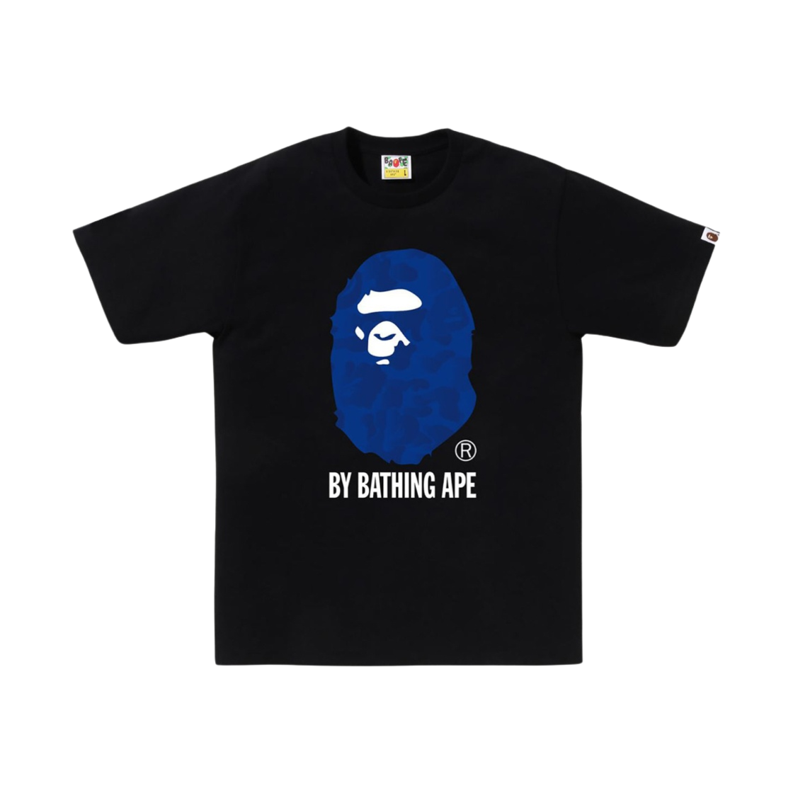 베이프 잉크 카모 에이프 헤드 티셔츠 블랙