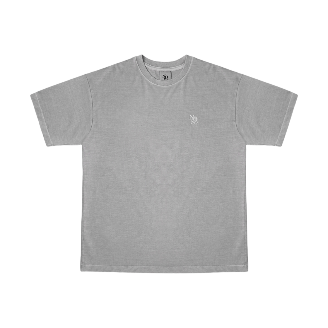 - NOS7 Pigment T-Shirt Light Grey