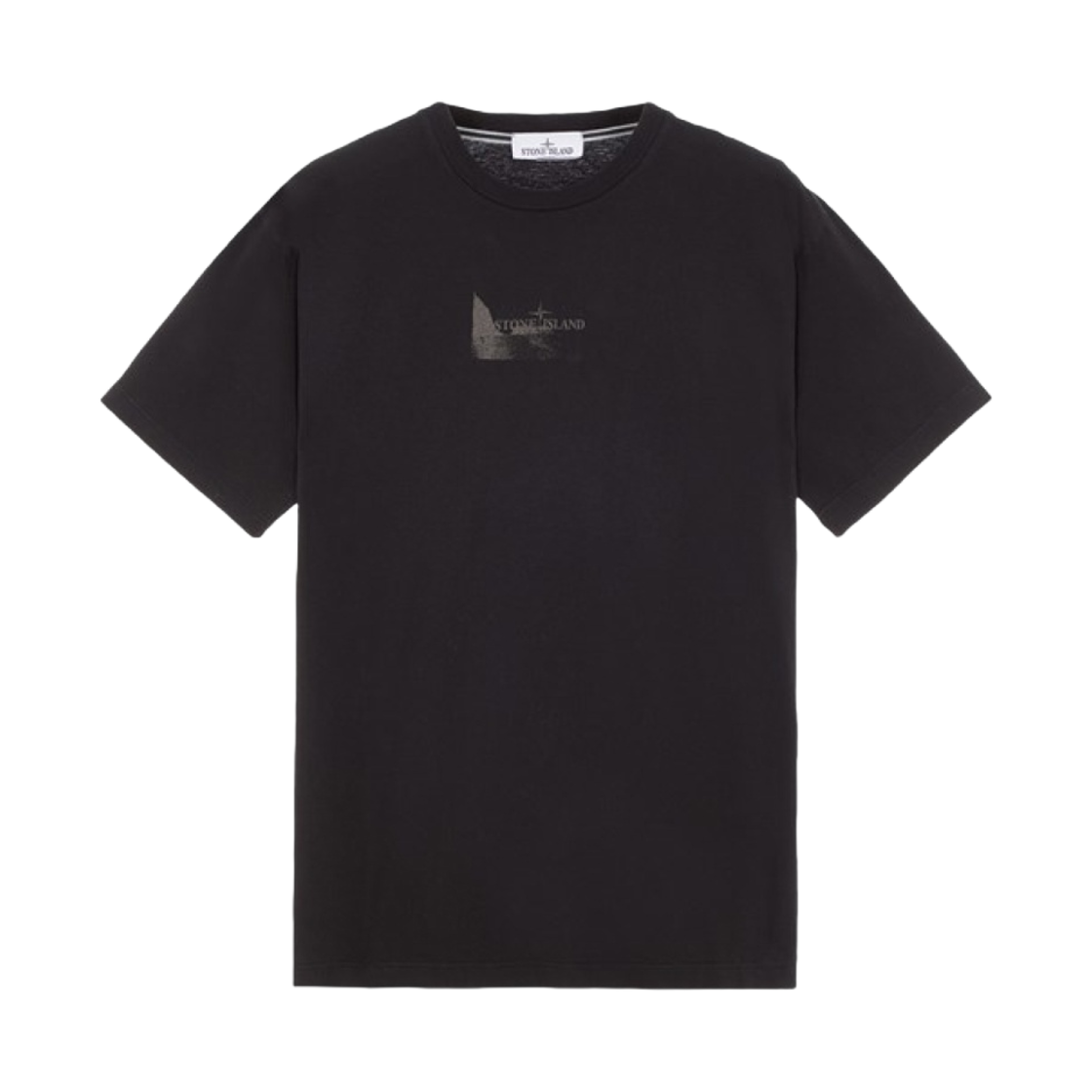 스톤 아일랜드 2RC88 리플렉티브 투 프린트 티셔츠 블랙 - 24SS(Stone Island 2RC88 Reflective Two Print T-Shirt Black - 24SS)