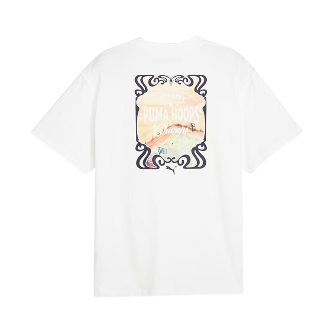 푸마 훕스 쇼타임 티셔츠 2 화이트(Puma Hoops Showtime T-Shirt II White) - 2