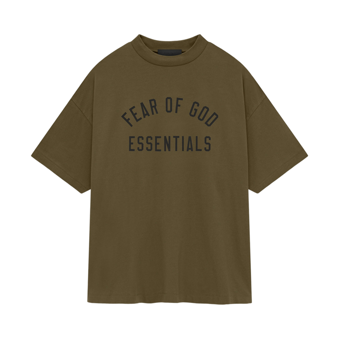 에센셜 저지 크루넥 티셔츠 올리브 - 24FW(Essentials Jersey Crewneck Tee Olive - 24FW)