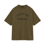 Essentials Jersey Crewneck Tee Olive - 24FW