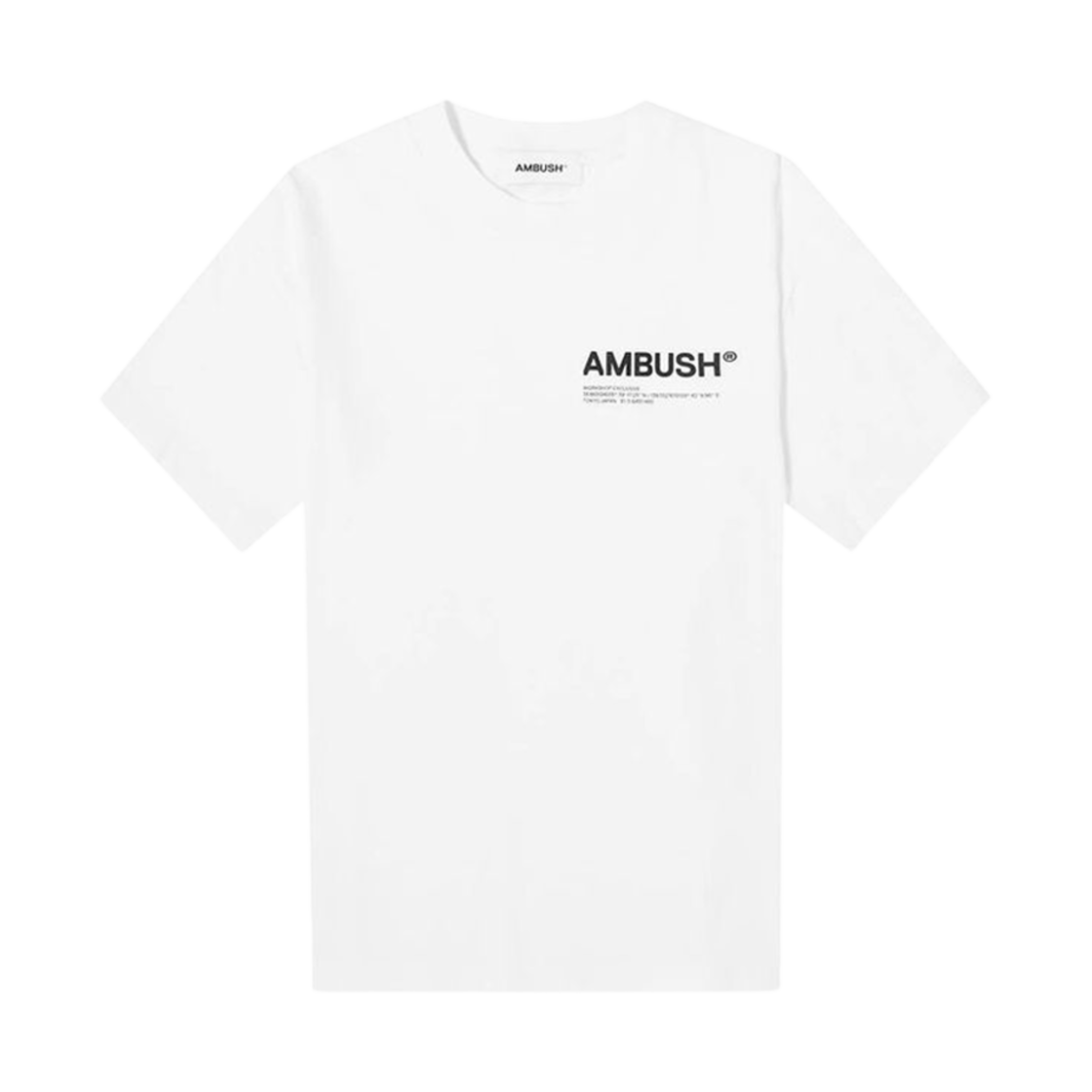BWAA022S22JER0020210 Ambush Workshop Logo T-Shirt White