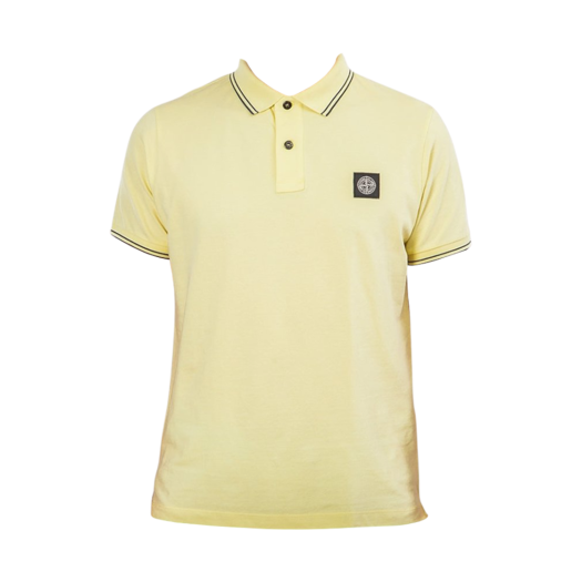 Stone Island 22S18 Polo Shirt Lemon - 23SS